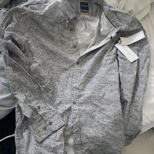 Denim and flower brand new shirt